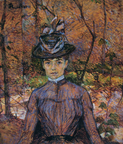 Portrait of Suzanne Valadon Henri de Toulouse-Lautrec